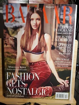 Harpers Bazaar Australia 2015 Miranda Kerr Magazine Mint Combined Shipping!  • $0.99