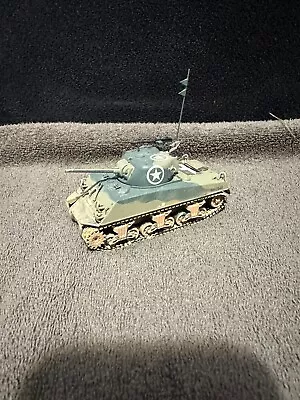 M4a3 Sherman Tank Wwii Sicily 1943 Us 2nd Armored Div. Corgi 1/50 Cc51006 Rare • $20