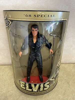 Hasbro 1968 Special Elvis Presley Figure 12  In Black Leather NIB NRFB • $34.19
