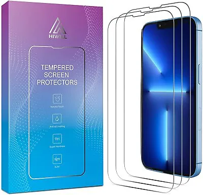 $6.99 • Buy 3 PACK 9H Tempered Glass Screen Protector For Apple IPhone 14 Pro Max 13 12 Mini