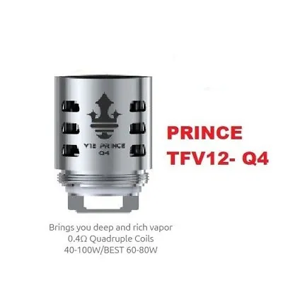  SMOK TFV12 PRINCE Coils - TFV12- Q4 - Buy 1 Or 3 Coils • £3.25