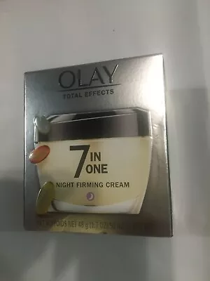 Olay Total Effects Anti-Aging Night FirmingCream Face Moisturizer 1.7 Oz NIB • $16.50