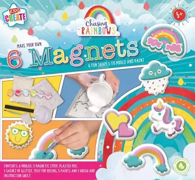 Make Your Own Paint And Mould Rainbow Magnets • £10.49