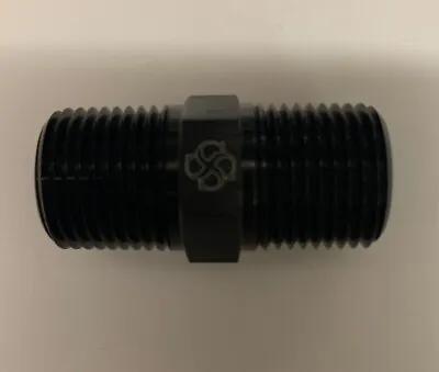 T128 3/8 NPT To 3/8 NPT Union Fitting BLACK • $5