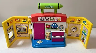 🔥SESAME STREET ELMO'S WORLD TALKING PLAY SET 2000 NO FiIGURE TESTED WORKS! • $20