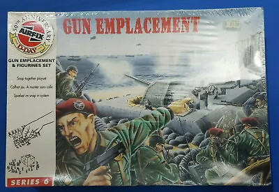 AIRFIX 1/72 GUN EMPLACEMENT & FIGURINES SET MODEL KIT SERIES 6 - 06704 - D-Day • £72