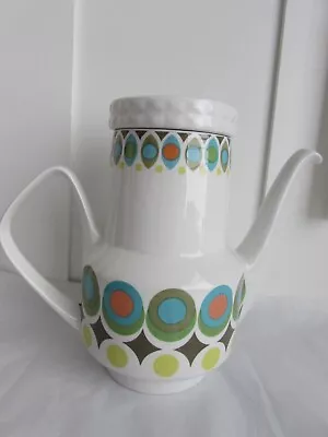 Rare Pontesa Ironstone The Young Range Apolo Coffee Pot Retro 60s / 70s • £40