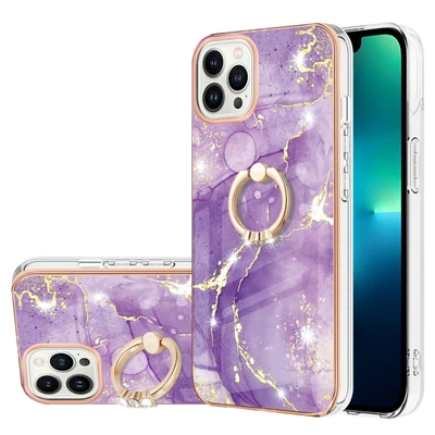 $6.63 • Buy Anti Fall Rigid Gel Armor Snap On Case Cover Stand Ring For Iphone LG Samsung