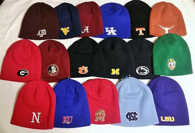 Zephyr Ncaa Knit Beanie Hat Uncuffed (20 Teams To Choose From)   • $12.50