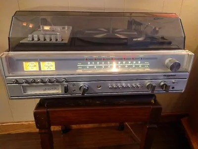 Morse Electrophonics 9360 AM/FM StereoTurntableCassette8 Track Tape. • $195