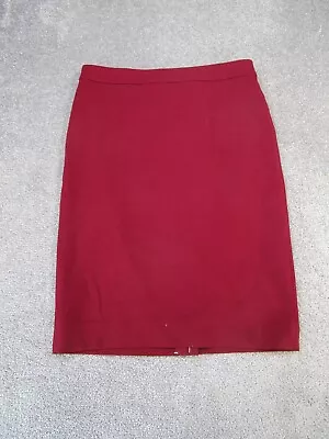 J. Crew Skirt Womens 6 No.2 Pencil Red Office NEW • $24.99