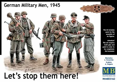 MAS35162 - Masterbox 1:35 - German Soldiers 1945 Lets Stop Them . • £13.19