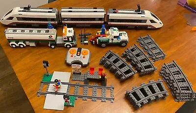 Lego City Passenger Train 60051 With Manuals And Extras Parts 60081 3180 • $105