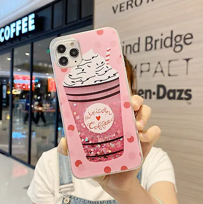 Quicksand Ice Cream Glitter Hot Cute Girl Soft Case Cover Back For Various Phone • $5.97