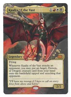 Kaalia Of The Vast Altered Full Art MTG Magic Borderless EDH Angel Demon Dragon • $88.95