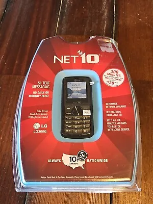 Brand New Sealed LG LG300G Black Net 10 Cellular Phone - BRAND NEW - 60 DAY PLAN • $27