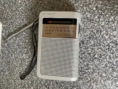 £10 • Buy Sony ICF-S22 Portable FM/AM Radio Transistor Am/FM- Fully Tested And Working A/F