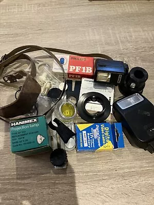 £3 • Buy Joblot Of Old Camera Stuff For Hobby . Spares . Repairs Etc