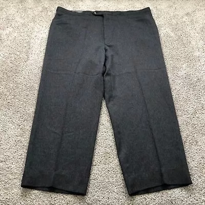 VTG Sansabelt Pants Mens 44 Grey Dress Slacks Trousers Relaxed Baggy 80s 44x26 • $18.77