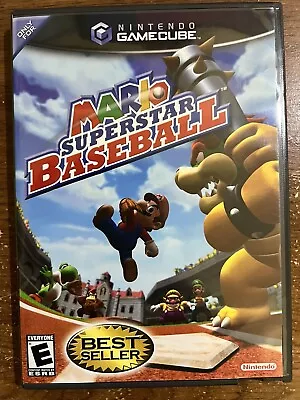 Mario Superstar Baseball (GameCube 2005) Complete With Manual Inserts Tested • $74.99