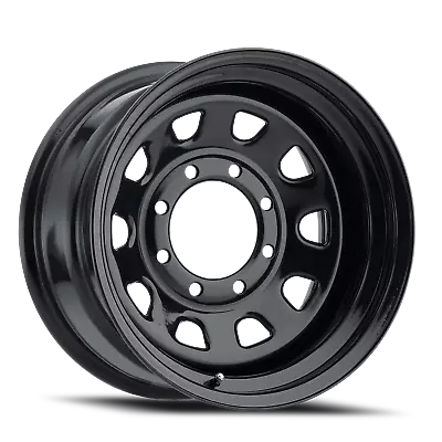 4 New 17X8 -12 5X139.7 Vision D Windows Black Wheels/Rims 17 Inch 49651 • $328