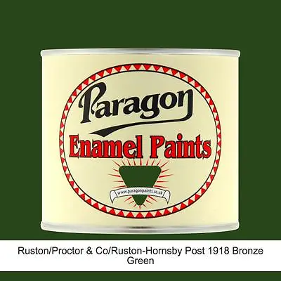 £25.80 • Buy Paragon Paints Ruston Hornsby Bronze Green High Temp Engine Enamel Paint