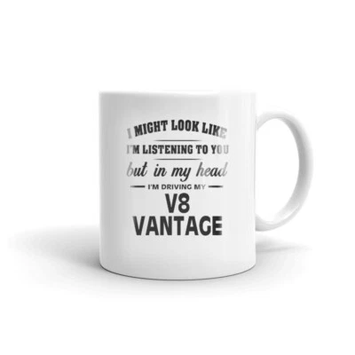 $12.99 • Buy I'm Driving My V8 Vantage Novelty Coffee Tea Ceramic Mug Office Work Cup Gift 