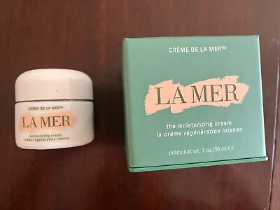 Creme De La Mer Moisturizing Cream 1 Oz 30 Ml. EMPTY Jar With Box. • $23