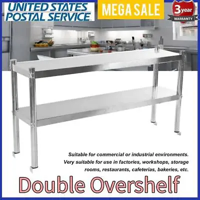 Kitchen Top Dining Catering Table Stainless Steel Prep Work Bench Commercial Use • $66.99