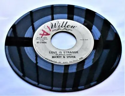 Mickey Sylvia Love Is Strange / Walking In The Rain 1962 Willow 23006 Promo VG- • $5.24