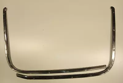 1967 Ford Mustang Convertible Top Boot Molding - Set / Pair - Stainless Steel • $350