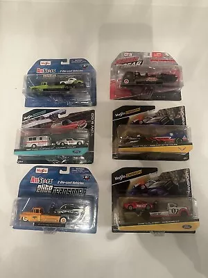 Maisto Elite Transport Lot Of 6 New Willy Coupe Mustang Bel Air Ford Gt Corvette • $29.99