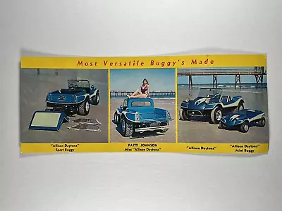 Allison Daytona Dune Buggy / Patti Johnson / Mini Buggy - Vintage Postcard • $10