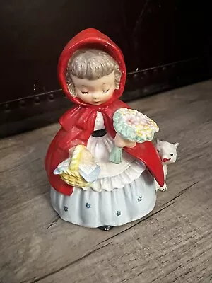 Vintage Napco Little Red Riding Hood Figurine  #A1492A 1950's • $45