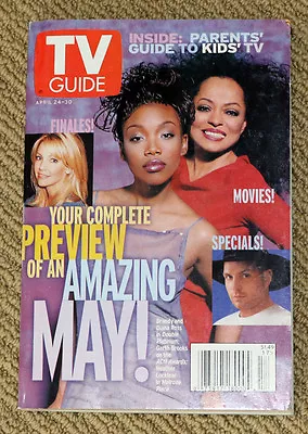 TV GUIDE The Olsen Twins DIANA ROSS Heather Locklear GARTH BROOKS James Coburn • £8.03