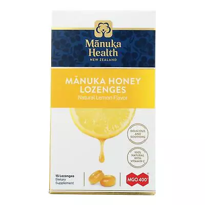 Manuka Health - Loz Honey Mgo 400+ Lemon - 1 Each -15 Count • $18.99