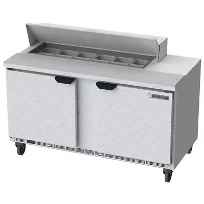 Beverage-Air Elite Series 60  2 Door Refrigerated Sandwich Prep Table • $4620.42