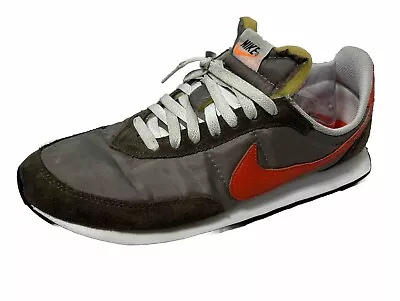 Nike Waffle Trainer 2 Moon Fossil Shoes Brown Orange DH1349-002 OG Men Size 10.5 • $29.99