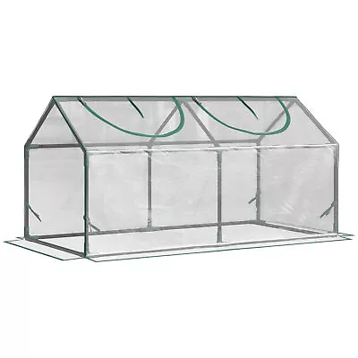 4'x2' Portable Mini Greenhouse Small Plant Garden Indoor Green House PVC Cover • $36.39