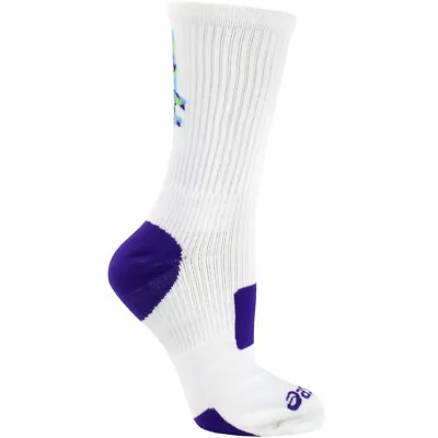 ASICS Flash Point Crew Socks Mens White Athletic ZK2261-0163 • $5.99