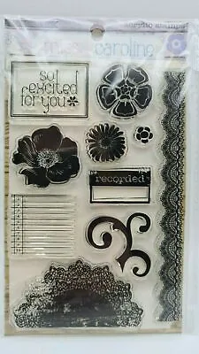 My Minds Eye  10 X MISS CAROLINE Clear Stamps - 4  X 6  Fiddlesticks Story • £6.49