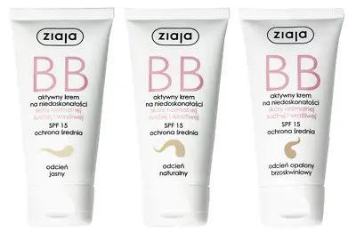 Ziaja Bb Cream For Normal Dry & Sensitive Skin Spf15 • £16.81