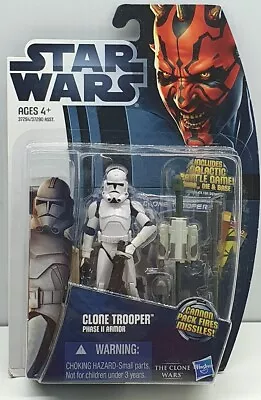 Clone Trooper CW2 Star Wars Galactic Battle Game 2012 NIB 3.75  Figure Phase 2 • $140