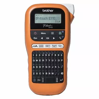 $90.90 • Buy Brother P-touch Handheld Label Maker PT-E110VP For TZe Tapes 3.5mm - 12mm 