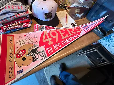 Vintage San Francisco 49ers Pennant • $15