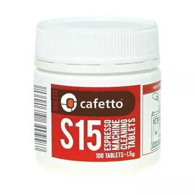 CAFETTO S15 X 100 Espresso Coffee Machine Cleaning Tablets Automatic Cleaner • $16.95