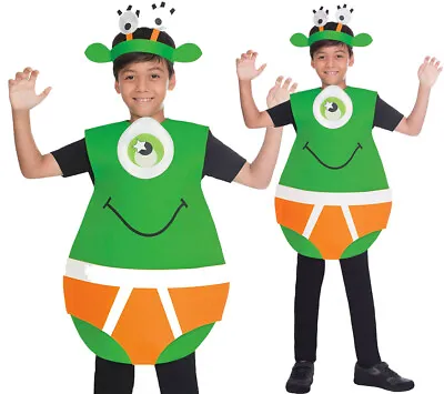 £9.99 • Buy Outerspace Alien Underpants Costume Kids Boys World Book Day Costume Character 