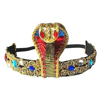 Retro Egypt Queen Headdress Stylish Gift Theme Costume Egyptian Crown Snake • £5.76