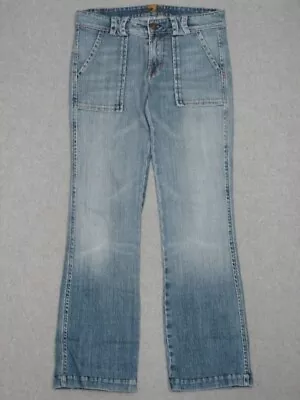 MG19434 REALLY NICE 7 FOR ALL MANKIND BRAND BOOT CUT WOMENS JEANS Sz24 • $18