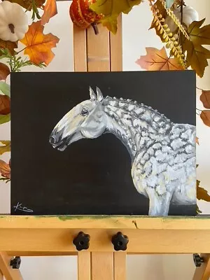 Original Painting 'Dapple Dream' | Dapple Grey Horse Painting | Acrylic Painting • £70